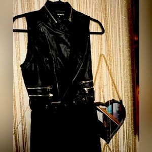 Double Zero radical biker vest/dress size M